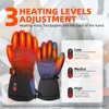 WINGLEOV Heated Winter Work Gloves with Synthetic Kevlar, Durability High