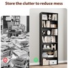 FACBOTALL 82" Tall Bookshelf, 7-Tier Open Shelves Bookcase, Freestanding Display