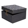Treasure Props Storage Box with Password Lock Retro Wooden Storage