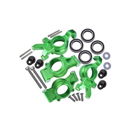 GPM 24Pc Set Upgrades Aluminum Front & Rear Oversized Knuckle Arm for 1/5 X-MAXX 6S Monster Truck & 1/5 X-MAXX 8S Monster Truck RC Cars (Green)