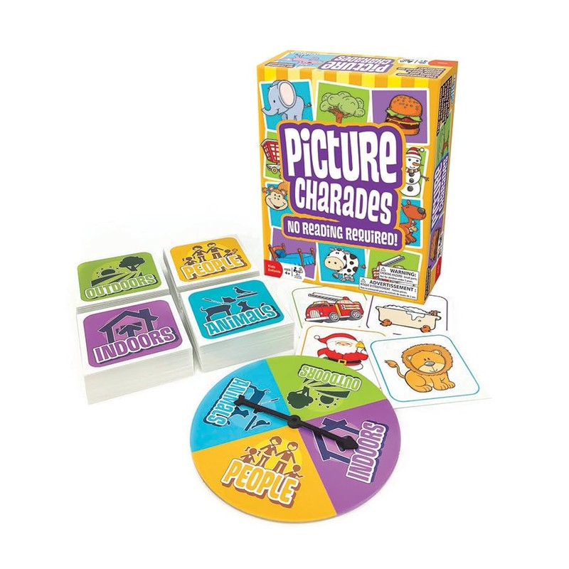 Outset Media Picture Charades for Kids - No Reading Required!