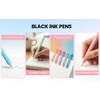 REXloyal Black Ink Gel Pens: 5 Count Quick dry 0.5mm