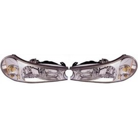 Fleetwood Providence 2008-2015 RV Motorhome Pair (Left & Right) Replacement Front Headlights with Bulbs