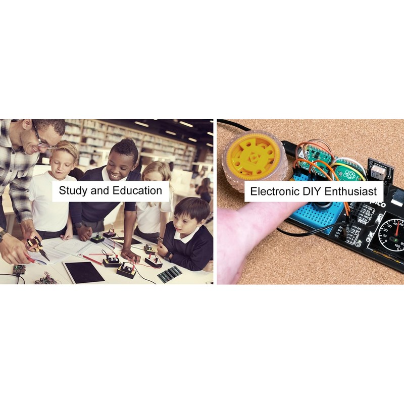 Compatible for Raspberry Pi Pico Expansion Board with Dual 2x20