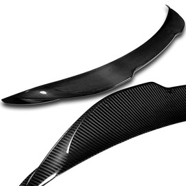 HYPERSPEED Real Carbon Fiber Trunk Spoiler Wing Lip kit Rear Lip kit V-Style Fit forToyota Camry 2018 2019 2020 2021 2022 2023 2024, Car Mods Exterior Accessories, Auto Body Kit Replacement Assembly