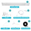 1FT T5 4-Pack Grow Lights for Indoor Plants, 3000K Warm