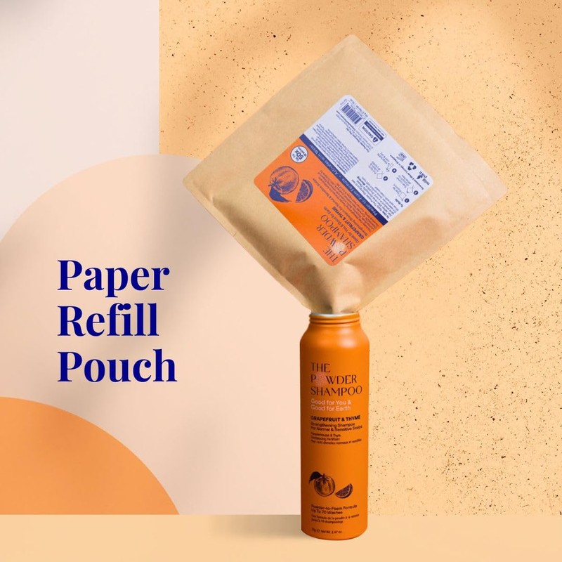 The Powder Shampoo - Powder Shampoo Aluminum Bottle Strengthening &