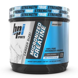 BPI Sports 100% Monohidrato de Creatina Micronizada gr - 120 Porciones (600 gr)