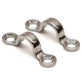 Footman Loops 7165900 | Stainless Steel 1 3/4 x 1/2 Inch (Pair)