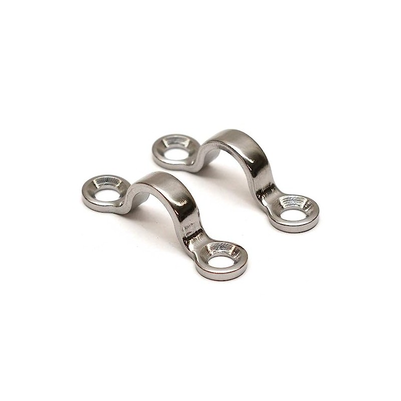 Footman Loops 7165900 | Stainless Steel 1 3/4 x 1/2