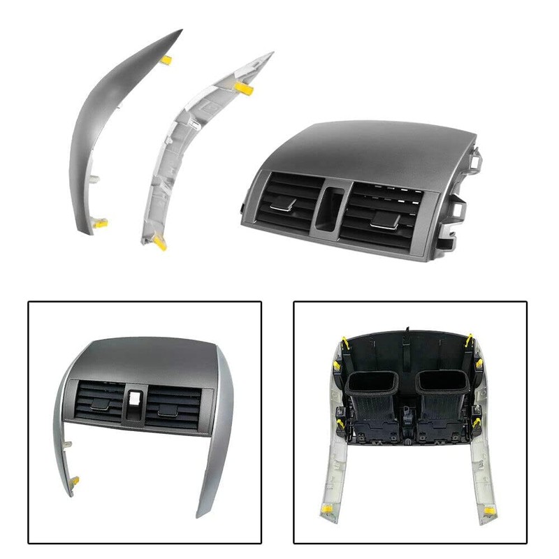 GXARTS Center Dash A/C Outlet Air Vent Panel And Strip
