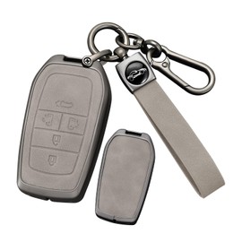 Toyota Keychain, Keychain Holder, Alloy PU Leather, Compatible with Alphard, Vellfire, Yaris Cross, Vios, Noah, Sienta, RAV4-PHV, Crown, Harrier, Camry, etc., Accessory, Christmas Present, Comfortable