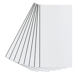 Aspect Peel and Stick Backsplash 3in x 6in White Metal Tile for Kitchen and Bathrooms (8 Pack)