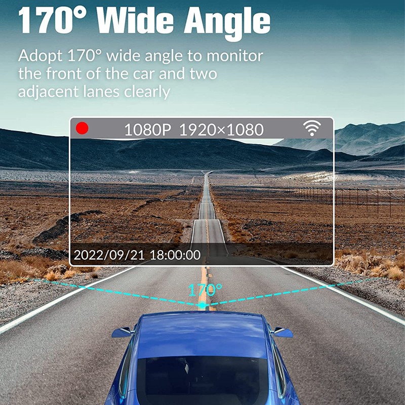 Car Dash Camera 1080P HD Night Vision 2.0in IPS 3