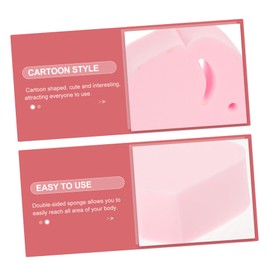 Outanaya 3pcs Exfoliating Bath Sponges Double-sided Shower Body Scrubbers for Bathing Gentle Exfoliating Sponge Puff