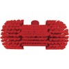 Vikan 70674 Brush,Angle Adj.,Waterfed,Soft-Split,9",Red