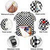 MCWTH Checkered Diaper Bag Backpack Set for Baby Girls Mom,