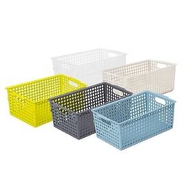Smog - Basket No. 6 Small item storage and organization multi-purpose plastic basket My Room Basket 2ea