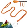IHLOOTD Kayak Paddle Lead Orange Canoe Paddle Lead Paddles Safety