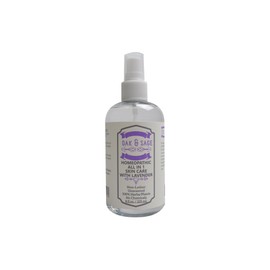 OAK & SAGE Homeopathic All in 1 Skin Care with Lavender - NonLather - Unscented - 8oz - 100% Herbs/Plants, No Alcohol, No Chemicals - for Normal, Dry, Oily, and Sensitive Skin Types