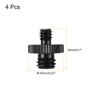 QUARKZMAN Microphone Stand Adapter 3/8-16 Male to 1/4-20 Male Camera