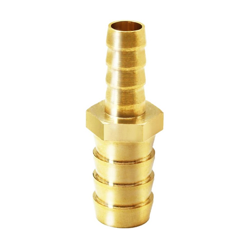 Joywayus Brass Hose Barb Reducer 5/16" to 3/8" Reducing Hex