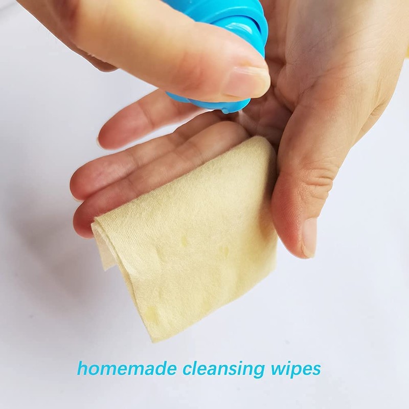 400 Count Careboree Unbleached Dry Baby Wipes Unscented Multi-Purpose Cotton