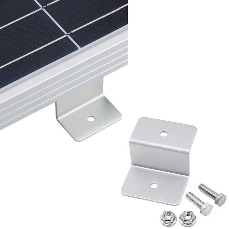 4Pcs Solar Panel Mount Mounting Z Bracket Set Kits Aluminums