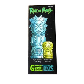Rick and Morty Geeki Tiki Set Loot Crate DX Exclusive Brand New Never Opened
