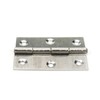 Mcredy Stainless Steel Hinges Hinge Hardware Silver 2.5”Door Hinge Set