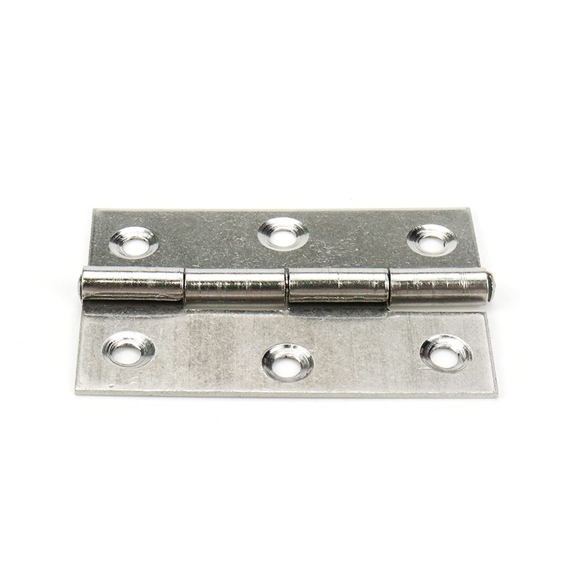 Mcredy Stainless Steel Hinges Hinge Hardware Silver 2.5”Door Hinge Set