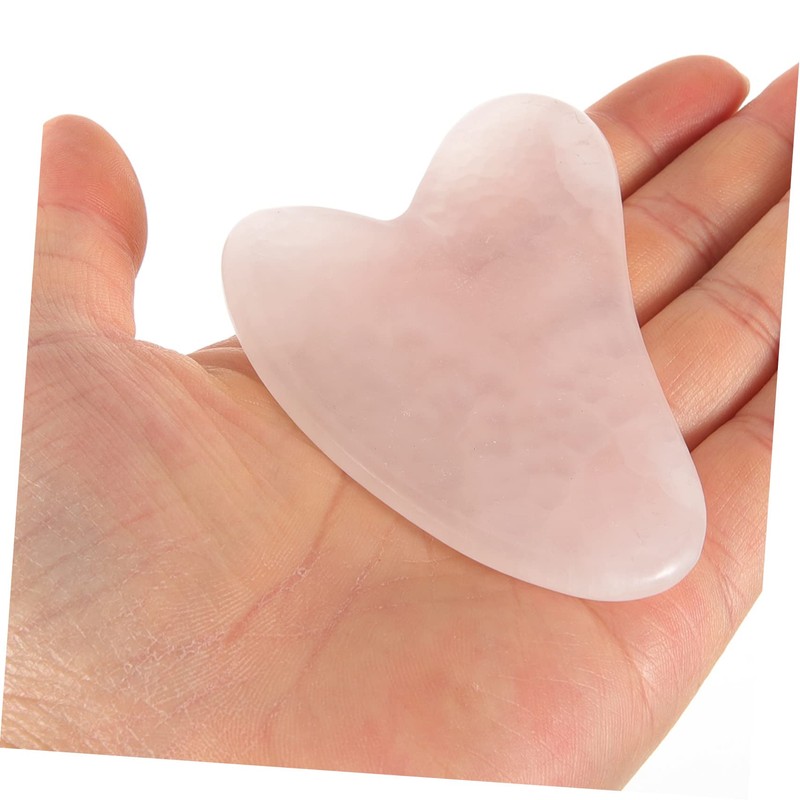 Baluue 1set Back Massaging Bar Natural Jade Roller for Facial