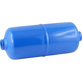 Fittingteile Compressed Air Tank for Stationary Use Blue Steel Compressed Air Boiler (Connection: 2x G 1/2 Inch – Capacity: 1.0 Litres)