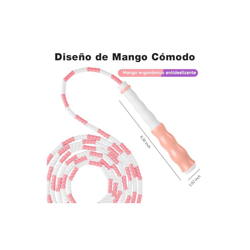 Cuerda para Saltar con Abalorio,Cuerda para Saltar Segmentada,Cuerda de Saltar