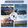 Solar Panel Disconnect Switch 60 Amp 1000V Breaker Box, PV