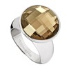 Tamaris Women's Ring Stainless Steel Glass Jane Brown Size 54