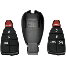 Dorman 13679 Keyless Remote Case Compatible with Select Chrysler/Dodge Models