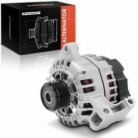 A-Premium Alternator Compatible with Buick Rendezvous 2004 2005 2006 3.6L, 12V 125A 6-Groove Clutch Pulley Clockwise, Replace# 10320213, 15283754