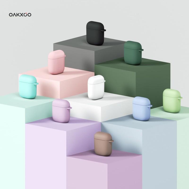 Oakxco for Airpods Pro 2 Case Silicone, Cute Girly Hard