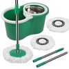 Colorful 360° Spin Mop and Bucket Set with 3 Microfiber