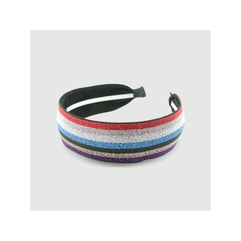 Lala 라라 트윙클 스트라이프 헤어밴드 P-레드(LALAH078) Lala Twinkle Stripe Hairband