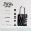 TSA-Approved Combination Padlock for Luggage & Travel - Durable, Resettable,