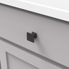 Hickory Hardware Studio Collection Knob 1-1/4 Inch Square Oil-Rubbed Bronze