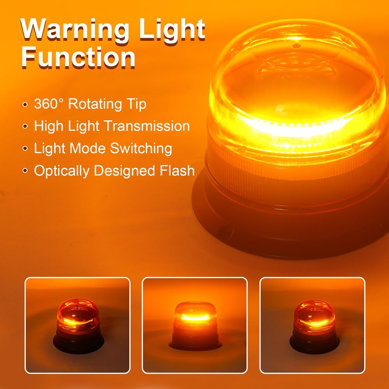 Yuanjoy LED Beacon, 10 V 30 V Car Warning Light,