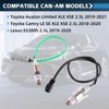 JUSNBASR 234-9307 234-9304 2 PCS Upstream Downstream Oxygen O2 Sensor