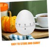 MAGICLULU 2pcs Egg Shape Kitchen Timer Mechanical Timer Compact Portable