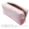 Takeimiki Lovely Pink Rabbit Pattern Box Shaped Pen Pouch Large