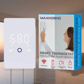 MAXKOSKO WiFi Smart Programmable Thermostat