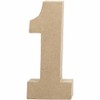 Create Crafts 26629 Creativ 20 cm 1-Piece Papier Mache Number