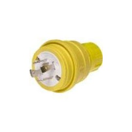 26W75, Conn Power PL 3Power/1Ground POS ST Cable Mount 4 Terminal 1 Port Watertite